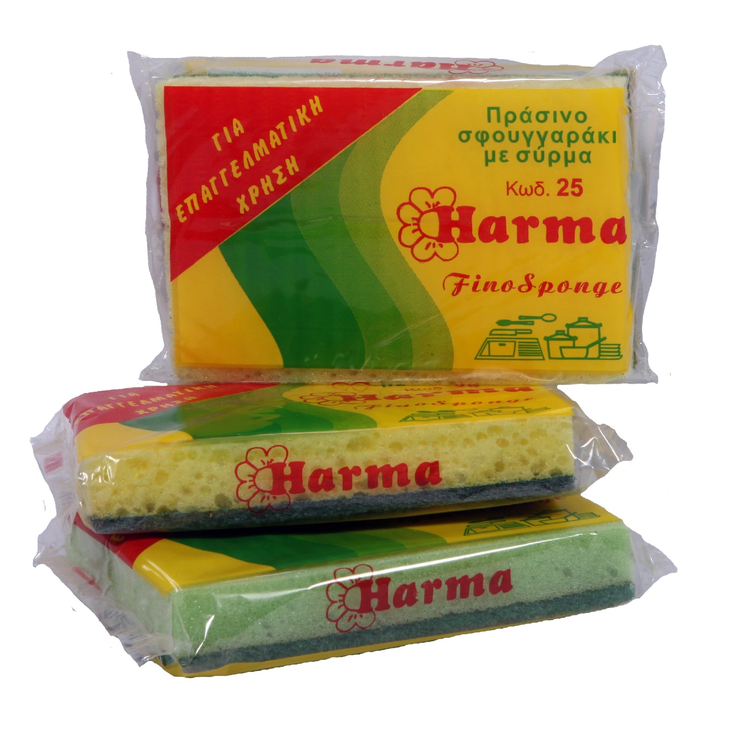 Σφουγγάρι κουζίνας 10*15*3cm  24τεμ/πακ